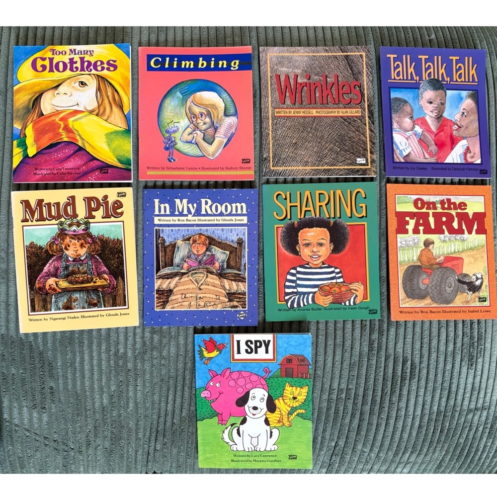 Lot of 9 Rigby Literacy 2000 Leveled Readers Kindergarten 1st Grade Homeschool